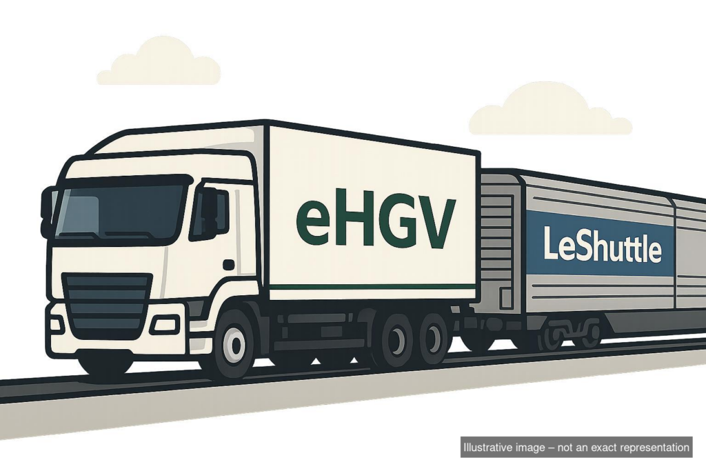 First Electric Heavy Goods Vehicle Crosses Channel Tunnel